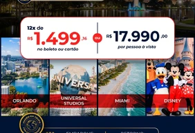 Imagem #1 do Pacote Grupo Aéreo Disney + Universal 2027 - Orlando e Miami — com coordenador acompanhando desde o Brasi